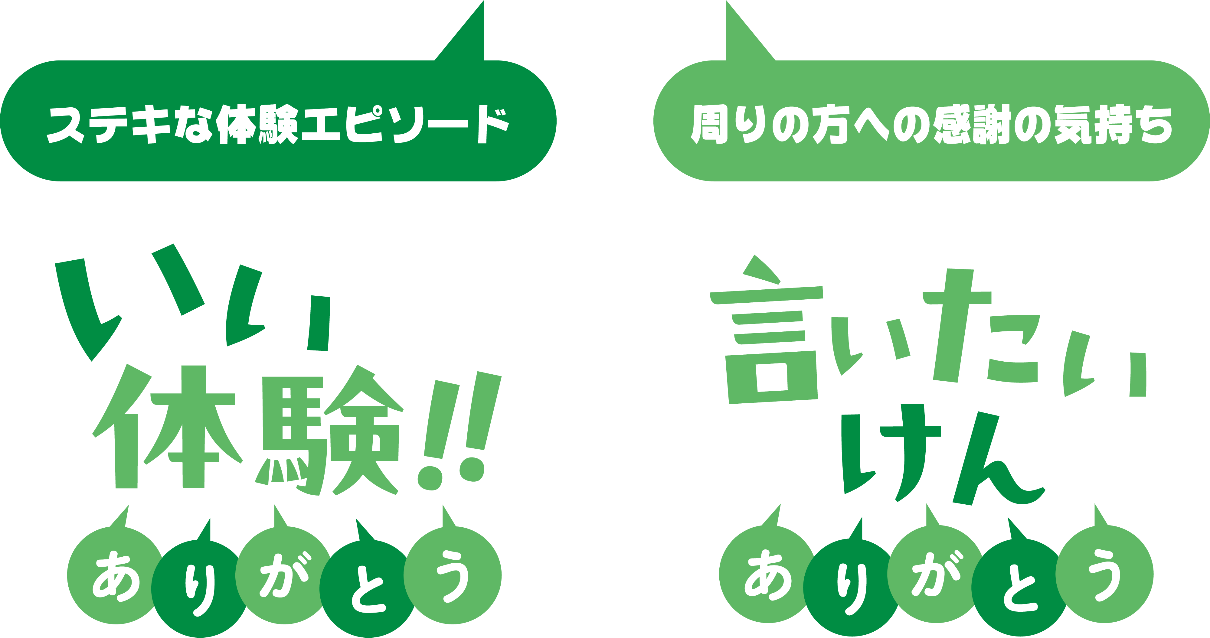 すてきな体験エピソード、周りの方への感謝の気持ち