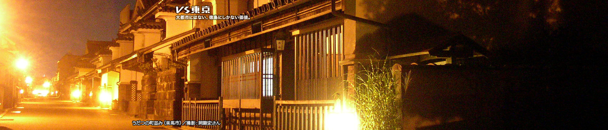 VS東京 大都市にはない、徳島にしかない価値。うだつの町並み(美馬市) 撮影 岡武史さん