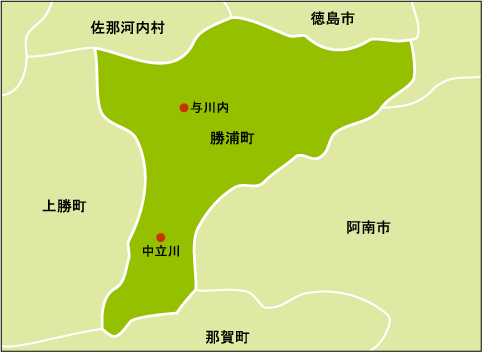 勝浦町マップ