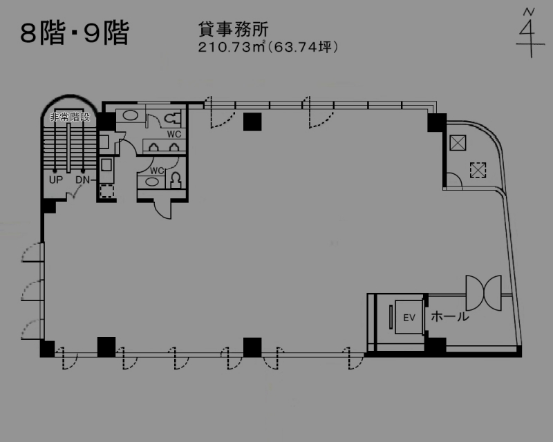 8・9階見取り図