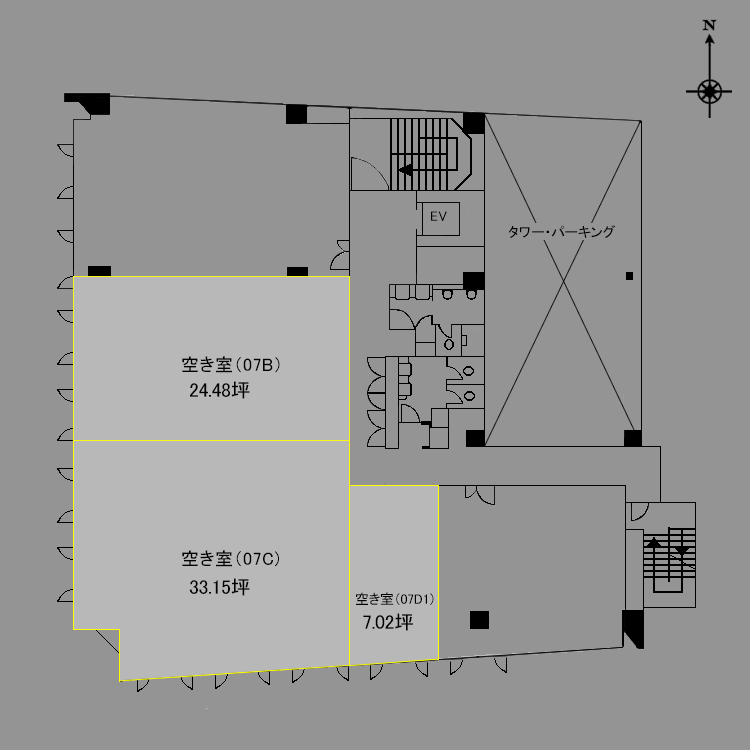 7階（物件）の見取り図