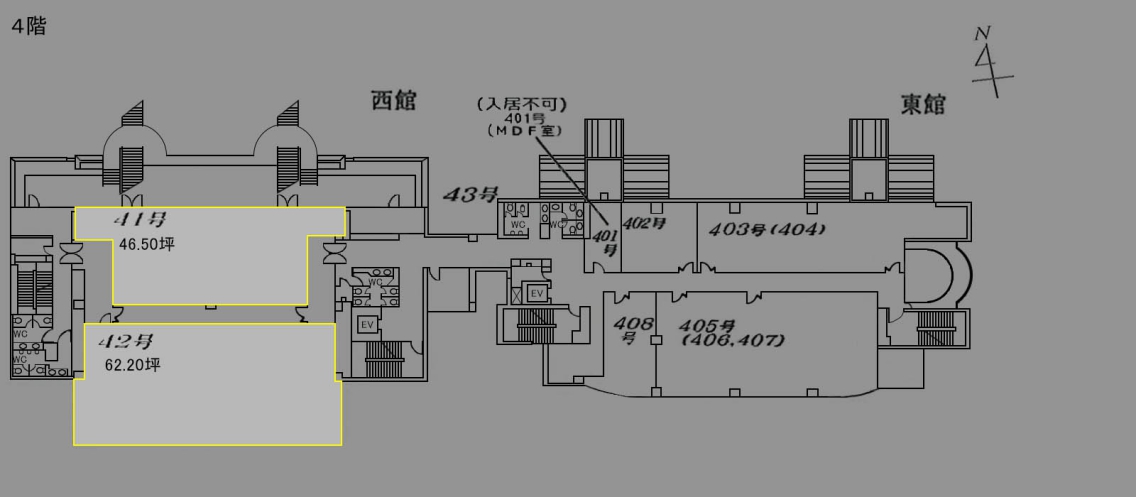 4階の見取り図