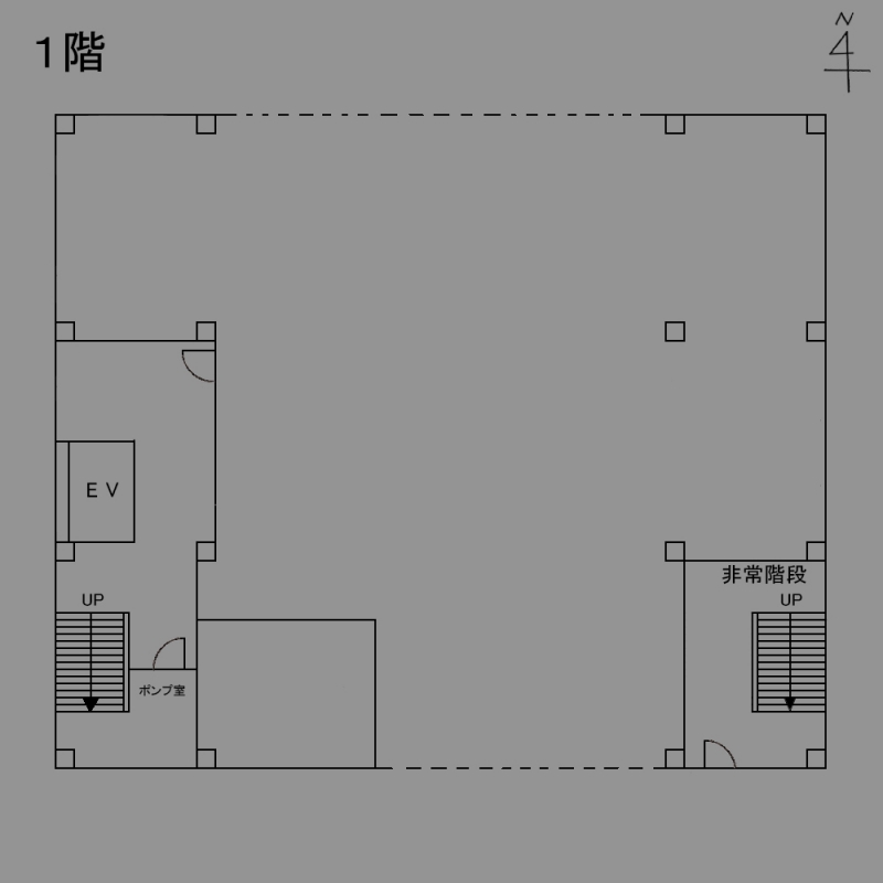 1階（駐車場）見取り図