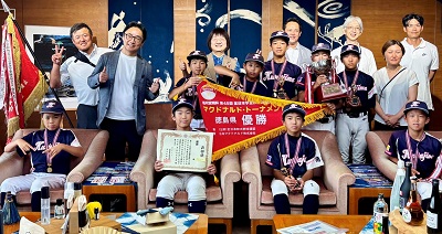 面会 桑島スポーツ少年団野球部(高円宮賜杯第45回全日本学童軟式野球大会マクドナルド・トーナメント出場) 他の画像01