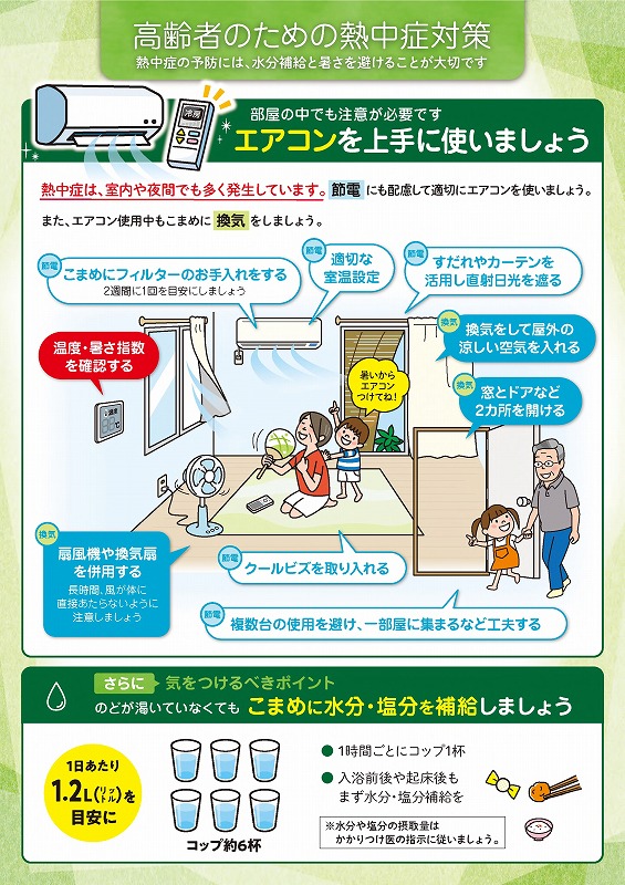 高齢者のための熱中症対策1
