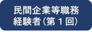 民間企業等職務経験者（第1回）
