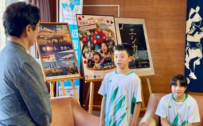 面会 徳島県代表小学生バドミントン選手6名(第26回ダイハツ全国小学生ABCバドミントン大会出場報告) 他の画像02