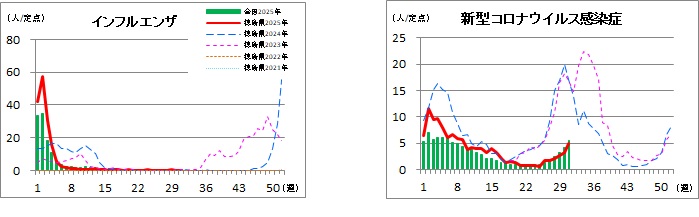 インフルエンザコロナ定点31w