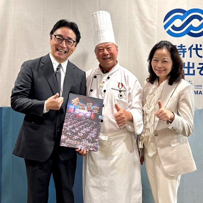 面会 ワン・タッコン 中国飲食文化大師、ルビー・ワン 在香港日本国総領事館 広報アドバイザーの画像01