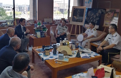 面会 遠藤 充 陸上自衛隊中部方面総監 他の画像02