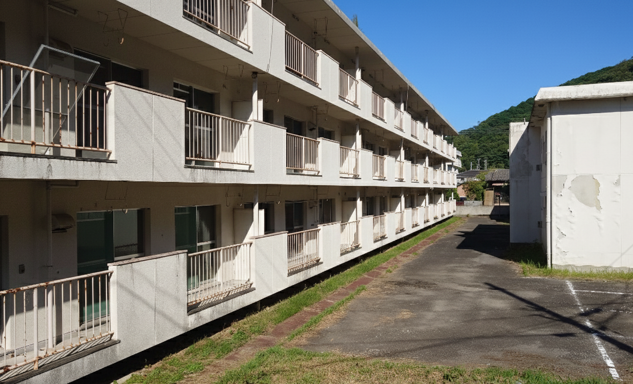 売却物件の南西方向からの写真