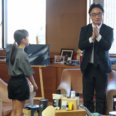 面会 徳島市千松小学校合唱部(第78回全日本合唱コンクール全国大会出場報告)の画像02