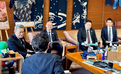 面会 半井真司 (一社)四国ツーリズム創造機構代表理事 他の画像02