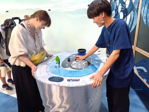 徳島県ゾーンの期間展示