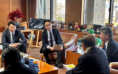 面会 加美一成 美馬市長 他の画像01