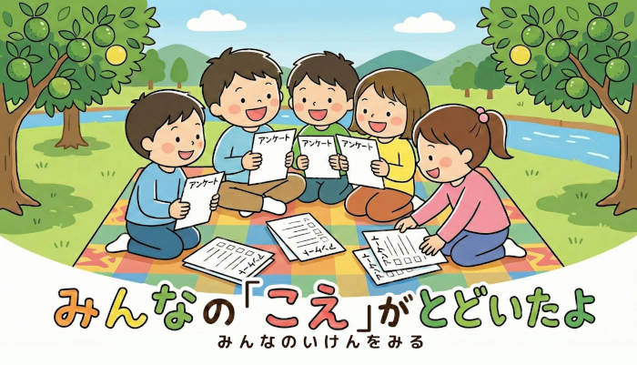 みんなのこえがとどいたよ