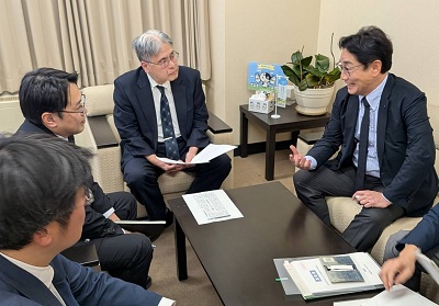 長井俊彦 農林水産省畜産局長へ食肉処理施設整備に向けた国補助制度の要件緩和に関する要望の画像01