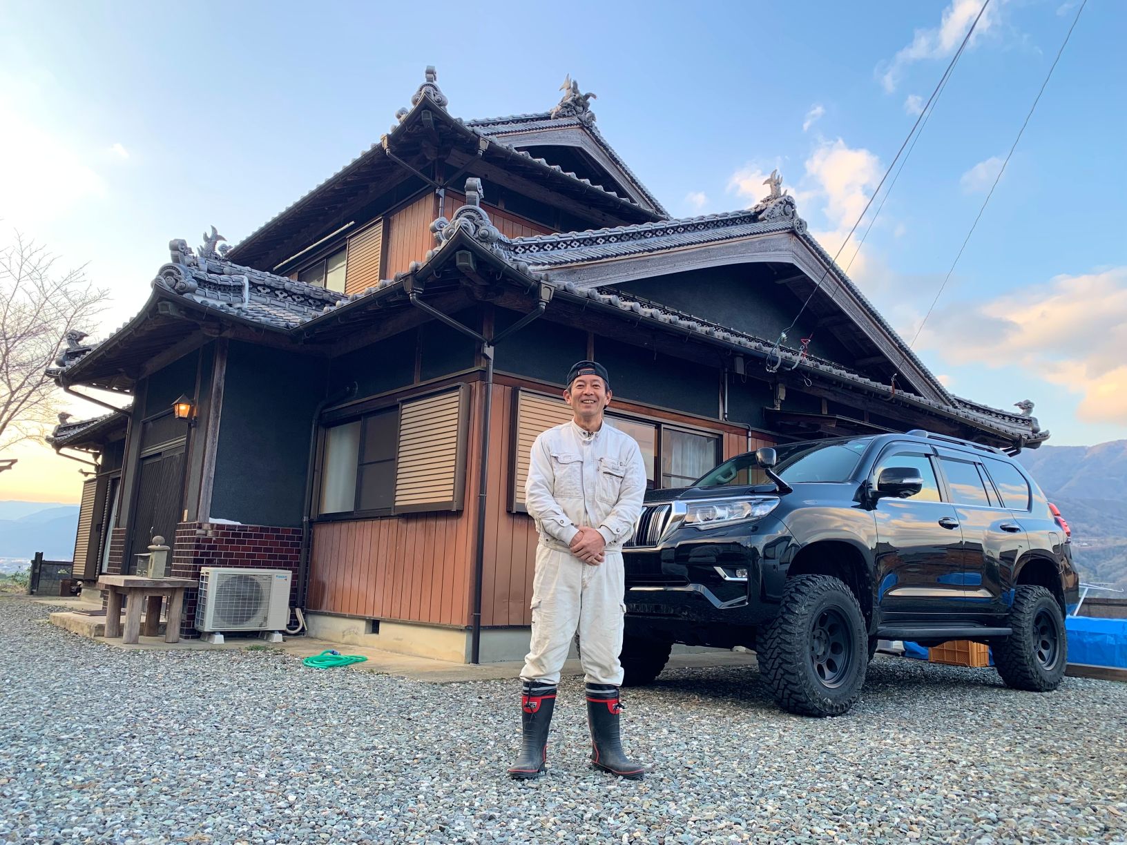 外観と宿主（たかがわ自然農園）