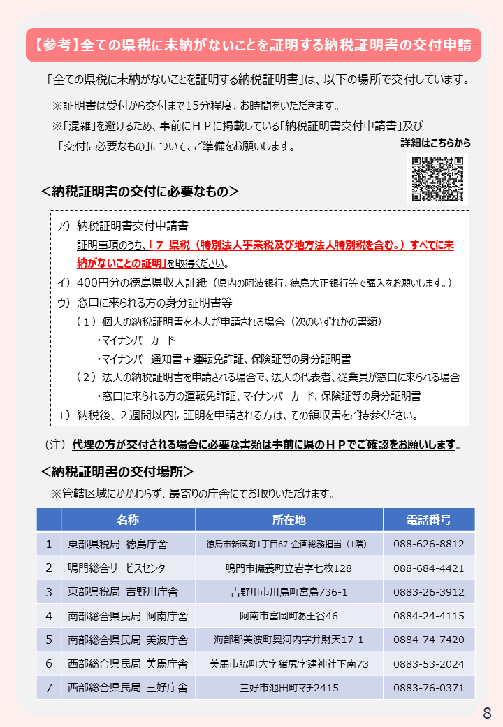 納税証明書の取得方法
