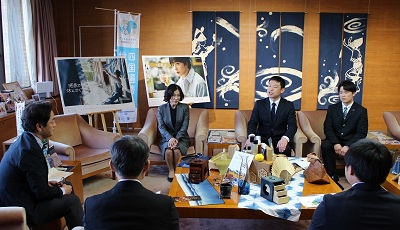 面会 城北高等学校 男子剣道部、富岡東高等学校 女子剣道部(第35回全国高等学校剣道選抜大会出場報告)の画像02