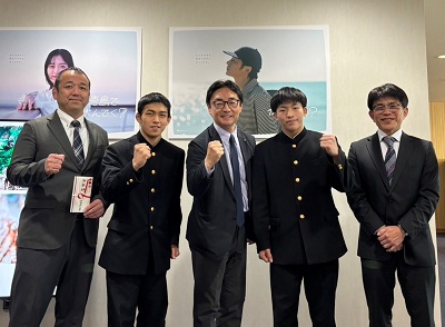 面会 池田高等学校 レスリング部(風間杯第69回全国高等学校選抜レスリング大会出場報告)の画像01