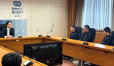 面会 徳島ハンドボールクラブジュニア(男子) (第21回春の全国中学生ハンドボール選手権大会出場報告) 他の画像02