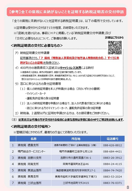 納税証明書の取得方法