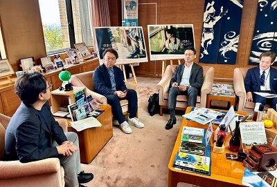 面会 南波岳大 (公社)徳島県産業国際化支援機構会長 他の画像03