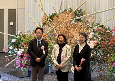 草月流創流100周年記念徳島県支部いけばな展の画像01