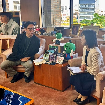 面会 鳴川幸恵 徳島県高等学校野球連盟会長の画像01