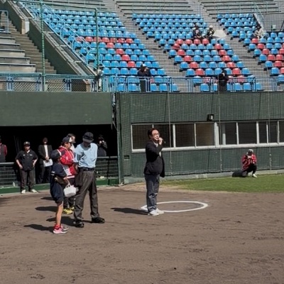第12回徳島県知事杯少年硬式野球大会 始球式の画像01