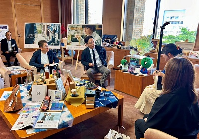面会 津軽三味線奏者 堀金瑚白 氏の画像02