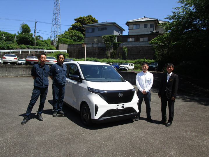電気自動車サクラ寄贈2