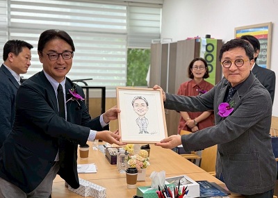 弘益大学校美術大学との「業務協約書」締結式 および 誠信女子大学校との「相互協力に関する業務協定書」締結式の画像02