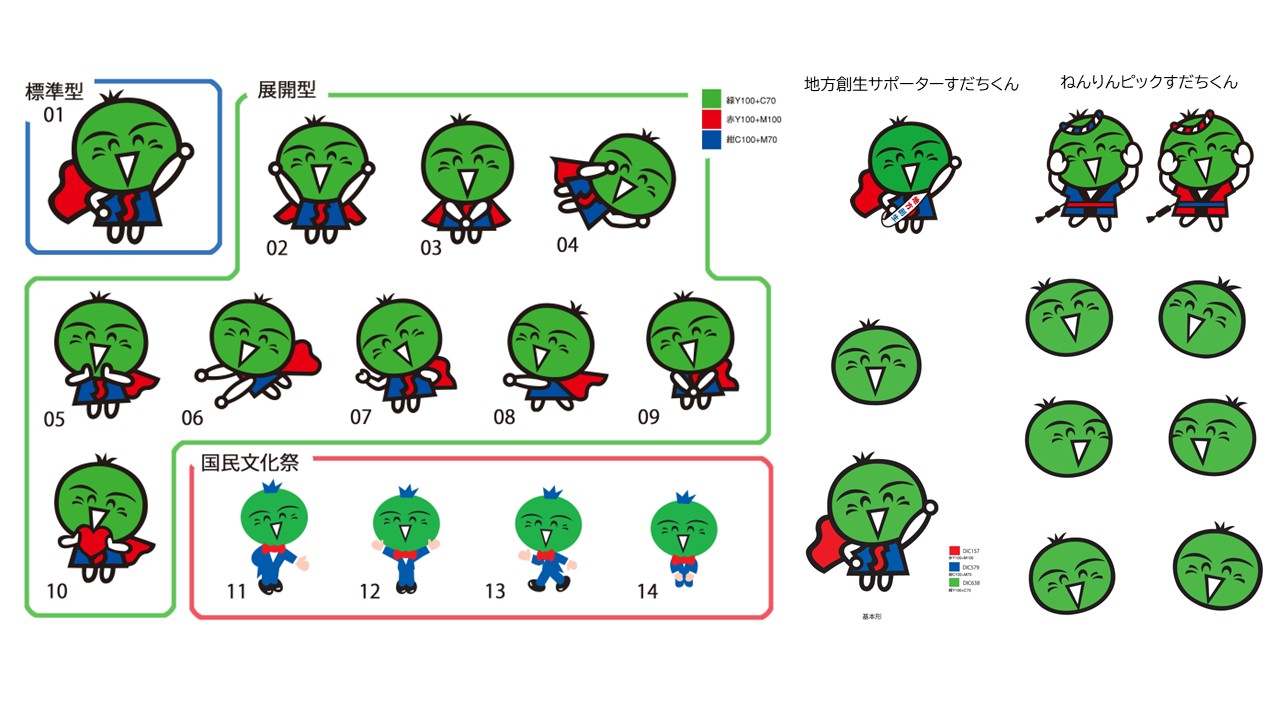 ＊ すだちくん様 似顔絵オーダー ご購入専用ページ ＊ 徳島県マスコットキャラクター「すだちくん」イラスト利用申請のご案内