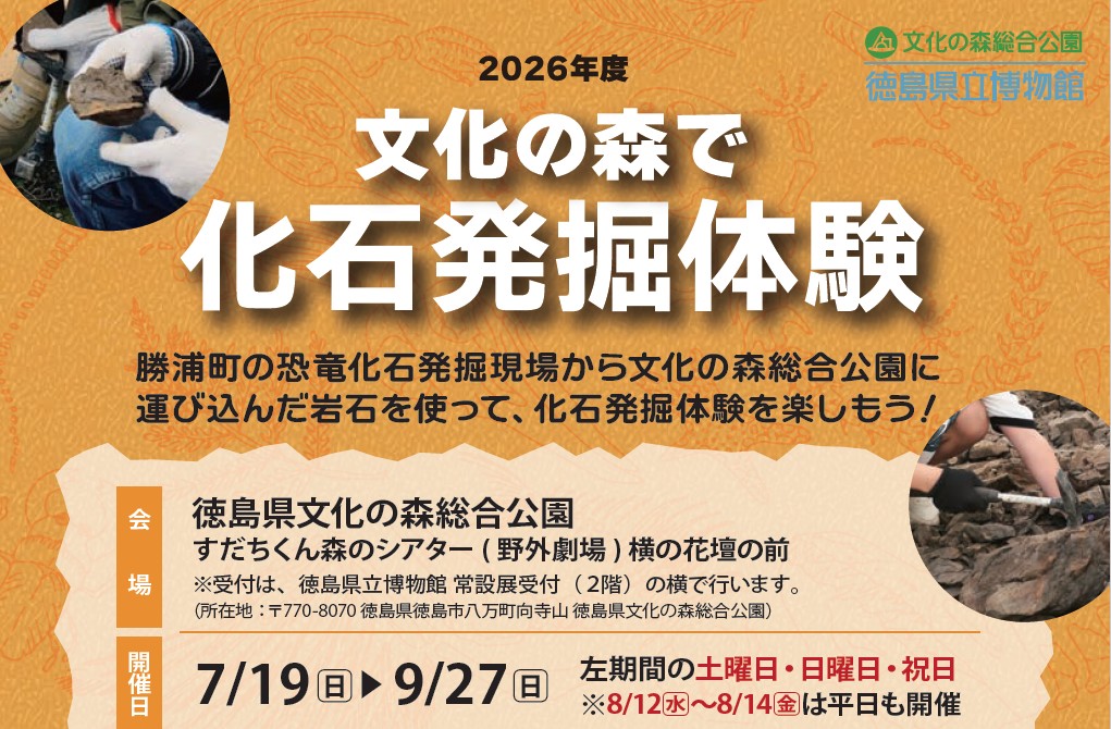 化石発掘体験(外部サイト,別ウィンドウで開く)