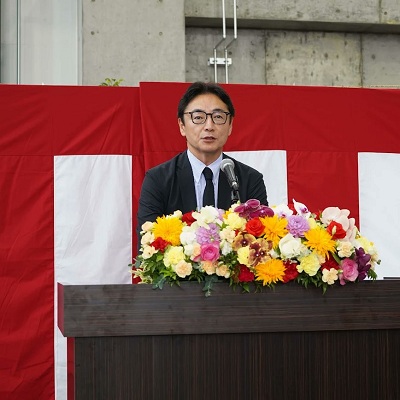 (株)明和クリーン 一般・産業廃棄物焼却施設建設工事火入れ式 みよし広域環境センター「みよクル」竣工式の画像01