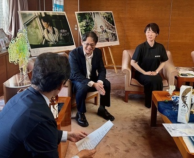 面会 前田康人 日新酒類(株)代表取締役社長 他の画像02
