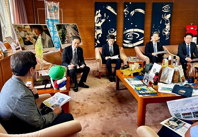 面会 三輪正稔 本州四国連絡高速道路(株)代表取締役社長 他の画像02
