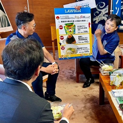面会 田中 勇 (株)ローソン中四国カンパニープレジデント 他の画像02