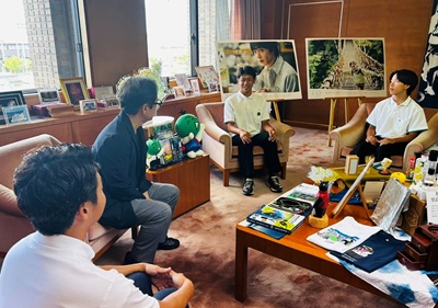 面会 Athlete Club KAZE(アスリートクラブ カゼ)(全国中学校体育大会 第53回全日本中学校陸上競技選手権大会出場報告)の画像02