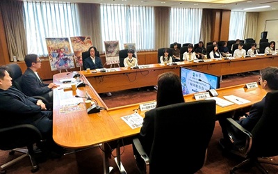 韓国・明知大学校「ソウル文化体験プログラム」参加高校生による帰国報告会の画像02