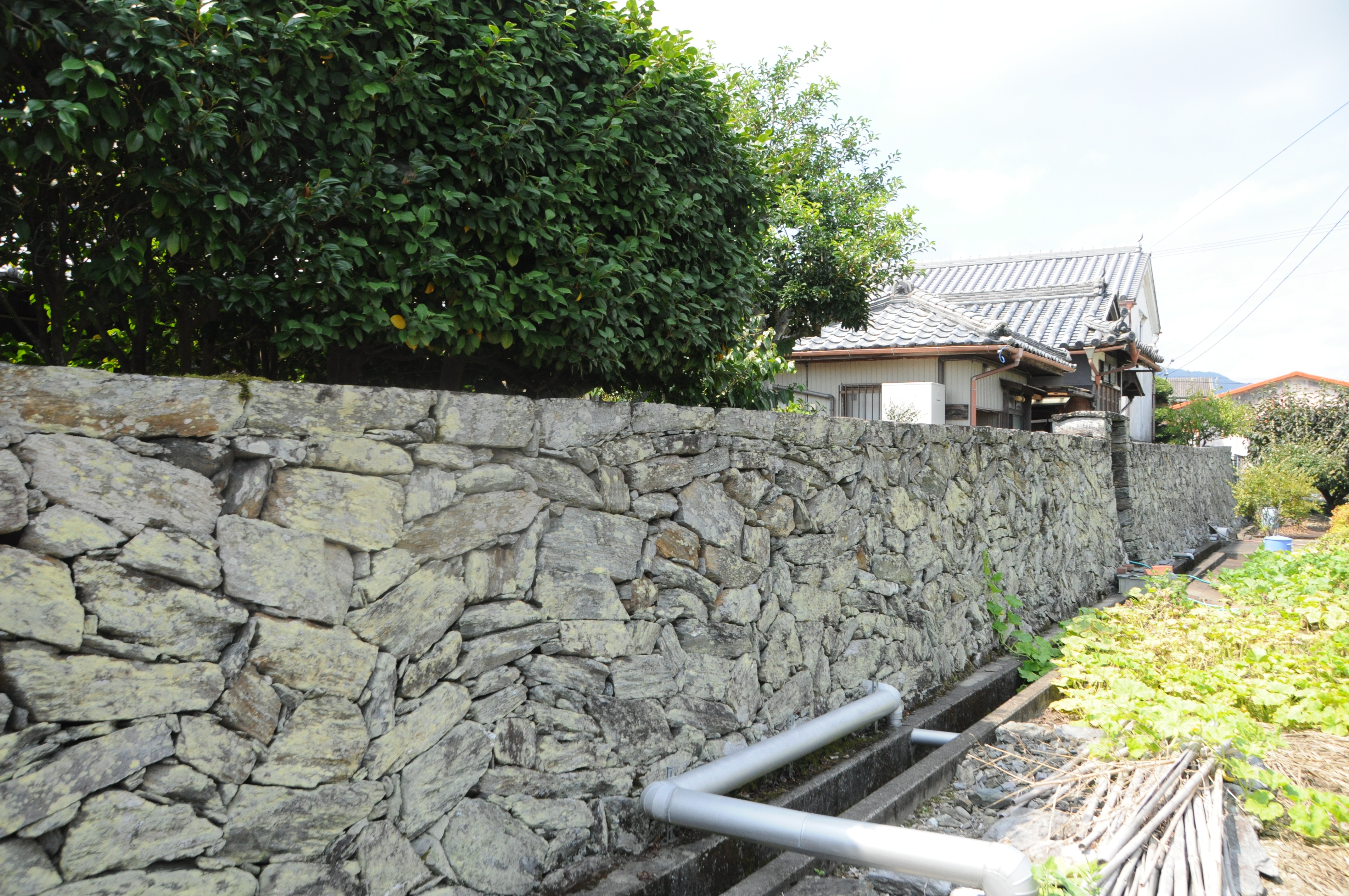 森家住宅北塀