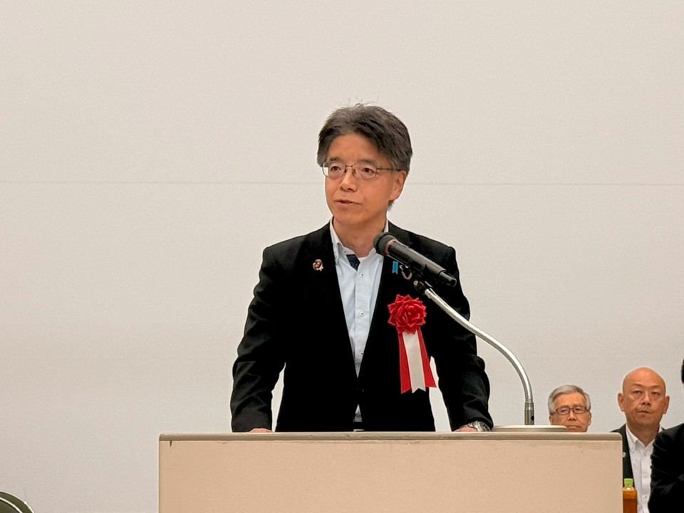 04_来賓挨拶（見坂 参議院議員）