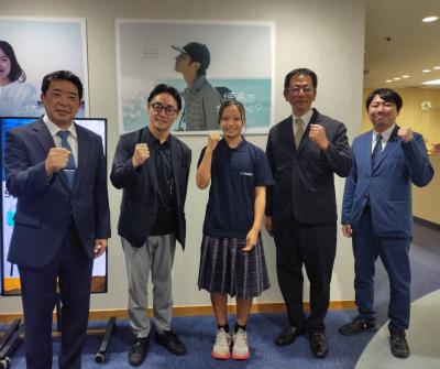 面会 徳島県立鳴門渦潮高等学校 女子ラグビー部(第9回全国U18女子セブンズラグビーフットボール大会出場報告)の画像01