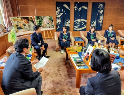 面会 徳島市城東中学校 吹奏楽部(第74回全日本吹奏楽コンクール出場報告)の画像03