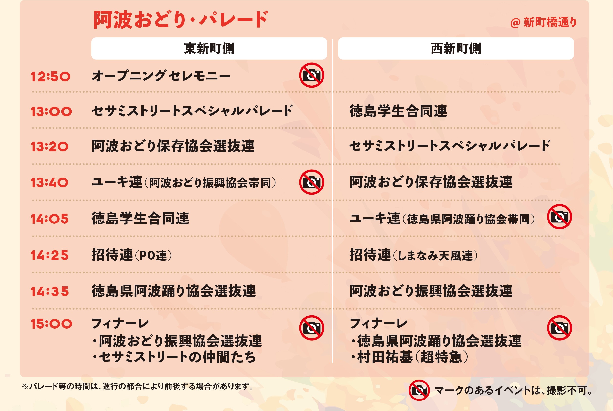 ユーキ連タイムスケジュール
