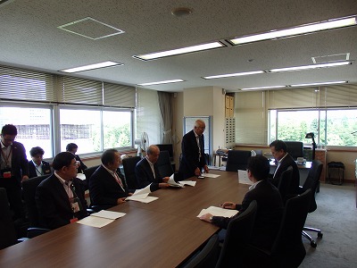 四国4県議会正副議長会議要望活動の画像