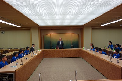 第28回全日本ドッジボール選手権全国大会（表敬訪問）
