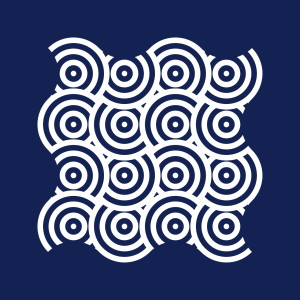 組藍海波紋のデザイン画像